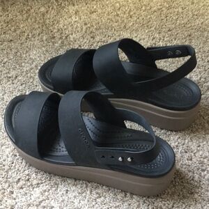 Crocs Brooklyn Low Wedge Sandal-Women